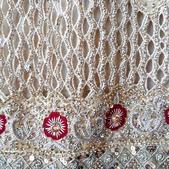 Pakistani very heavy party wear - Picture 3 of 7